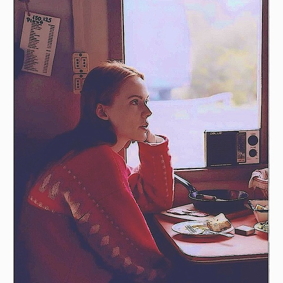 Anthropologie Tinsley Premium Cashmere Intarsia Knit Sweater Size XS Sweaters